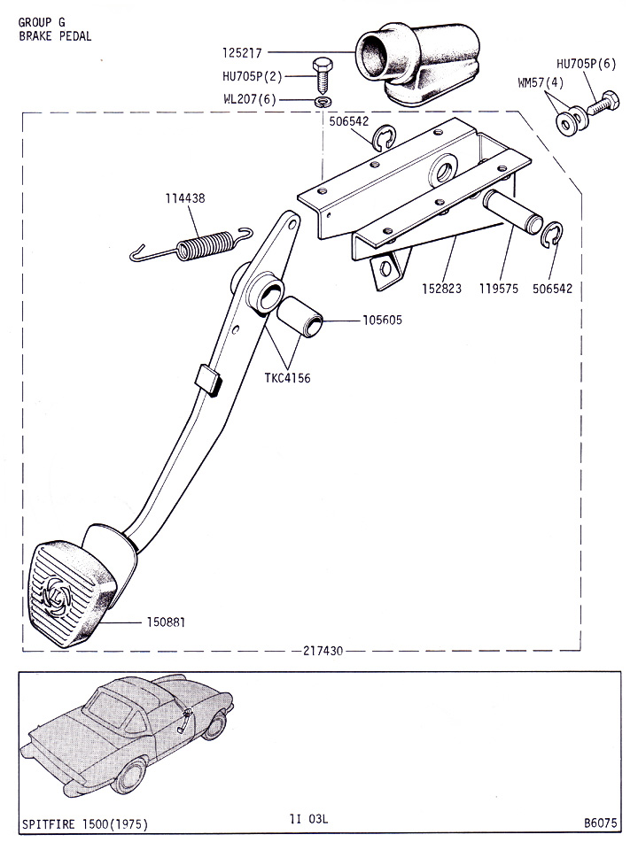 Brake Pedal @ Canley Classics