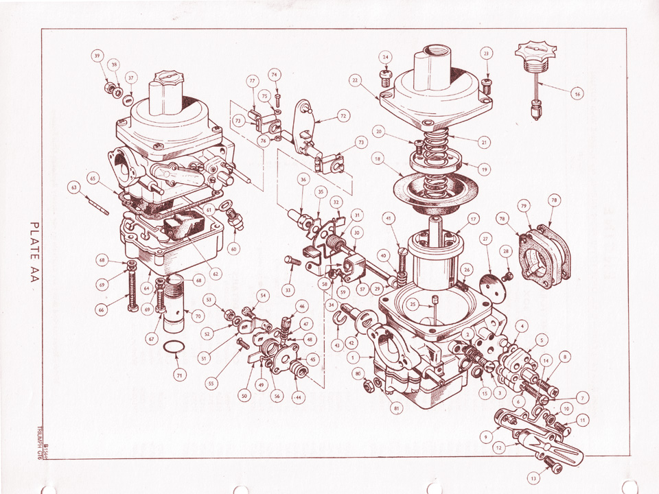 Stromberg WW Carburetor Diagram