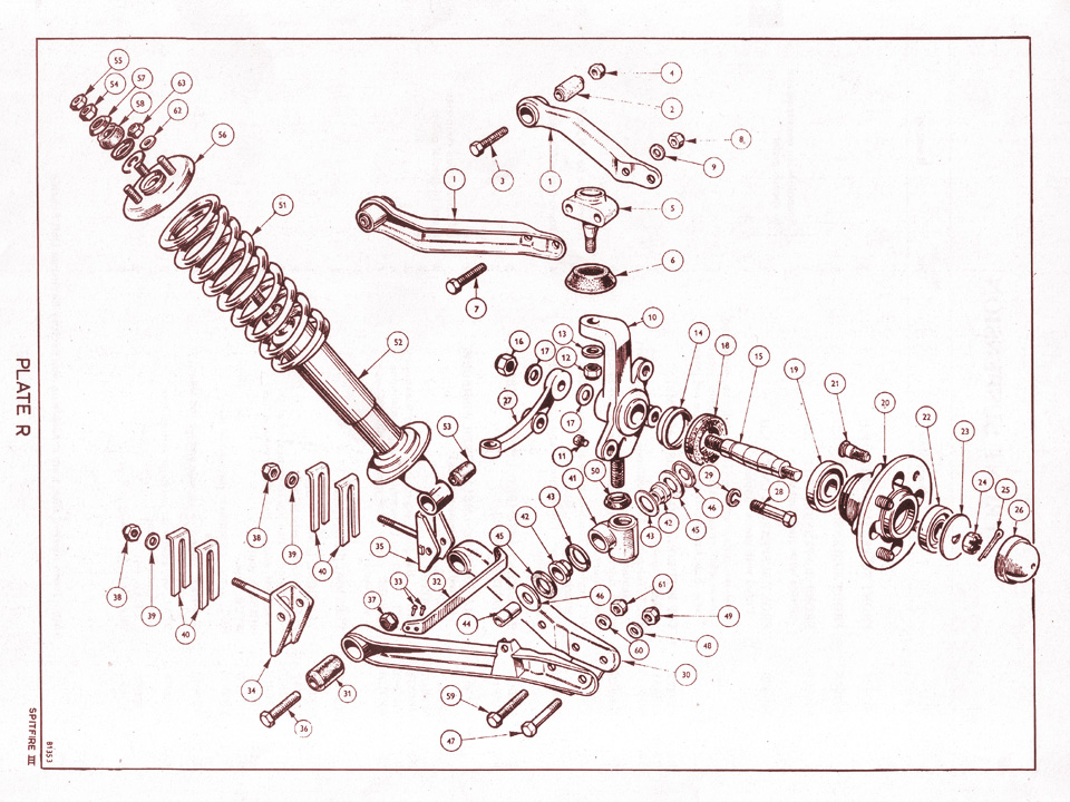 Triumph Spitfire Rear Suspension Diagram